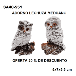 SA40-551 ADORNO LECHUZA POLIRESINA