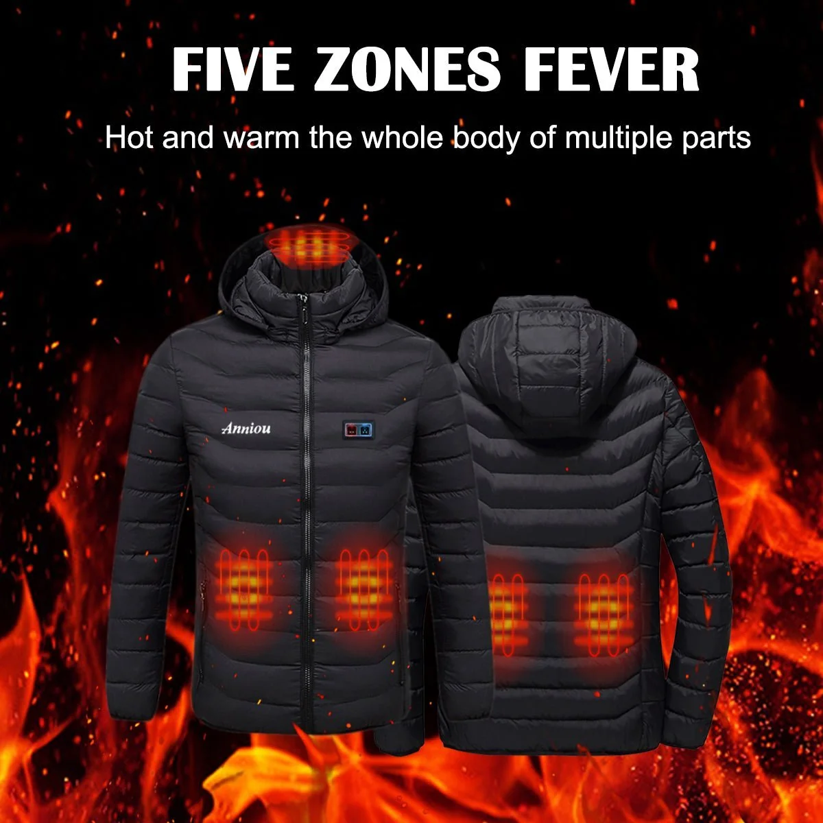 Dual Switch Duck Down Heated Jacket - Imagen 6
