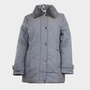 Anorak de mujer tejido con relieve