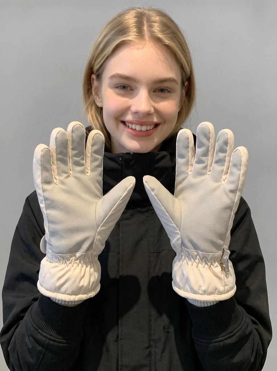 Women's Thick Warm Ski Gloves - Imagen 8