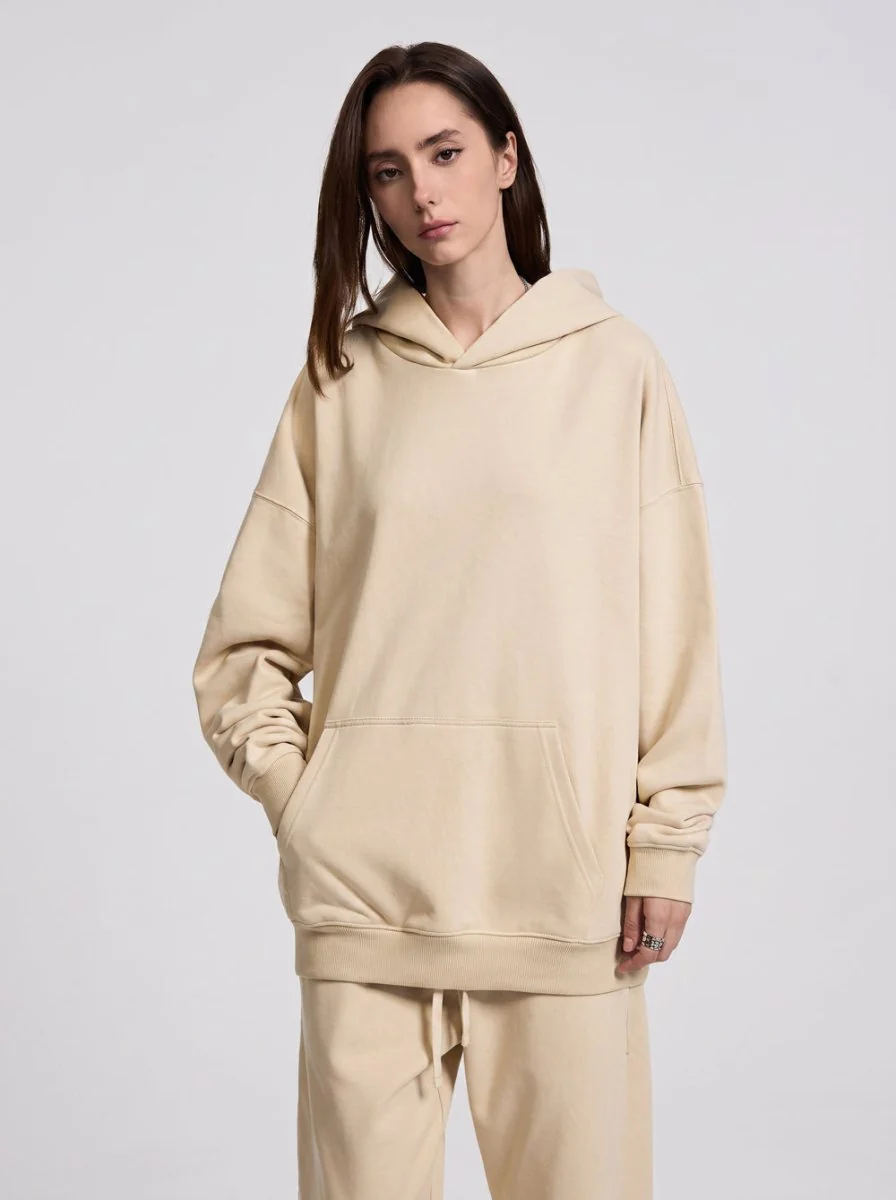 Heavyweight Plain French Terry Hoodie
