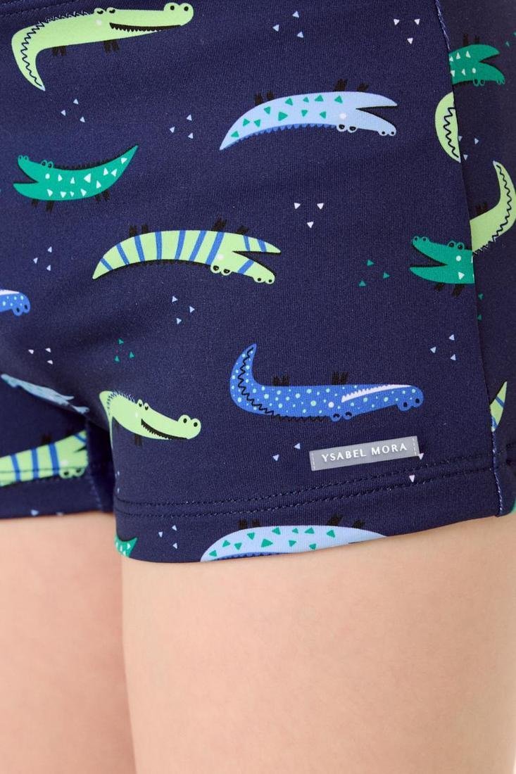 Bañador Bóxer Infantil Ysabel Mora Cocodrilos 93084 – Tejido Elástico Secado Rápido - Imagen 3