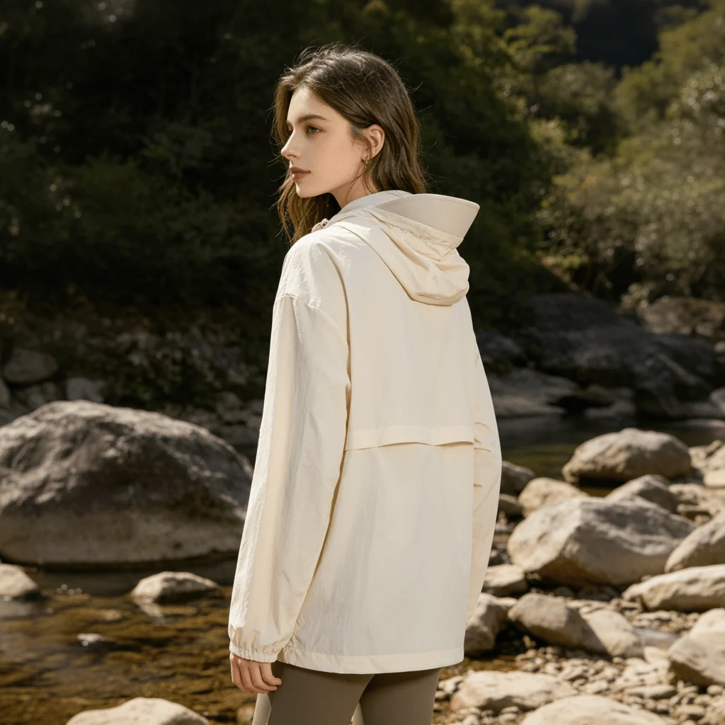 Women Hooded Full Zip Top UPF 50+ - Imagen 4