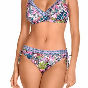 Bikini Copa D Dolores Cortés 2584-SJ y 2584-B6 | Estampado Tropical