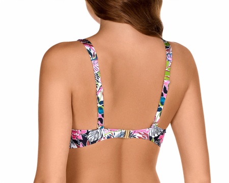 Bikini Copa D Dolores Cortés 2584-SJ y 2584-B6 | Estampado Tropical - Imagen 3