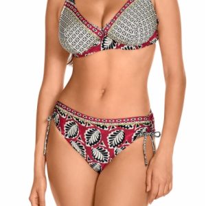 Bikini de Copa D con Aros Dolores Cortés 2622 | Braga con Lazos Ajustables