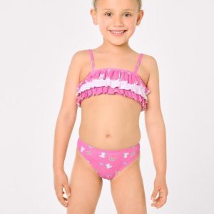 Bikini de Niña de Unicornios con Volantes Ysabel Mora 95152