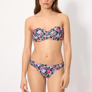 Bikini Bandeau Estampado con Aro y Relleno – Conjunto Braga Mini 83340