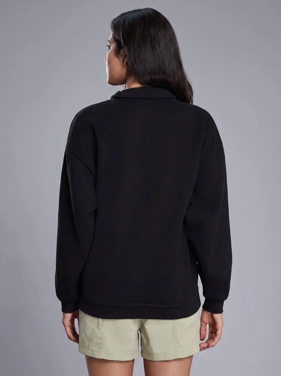 Fleece Lined Quarter Zip Pullover - Imagen 4