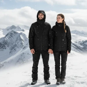 Heated Hooded Softshell Jacket
