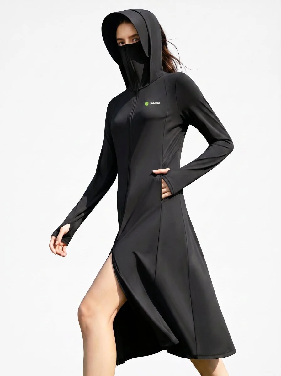 Longline Hooded UV Protection Jacket - Imagen 3