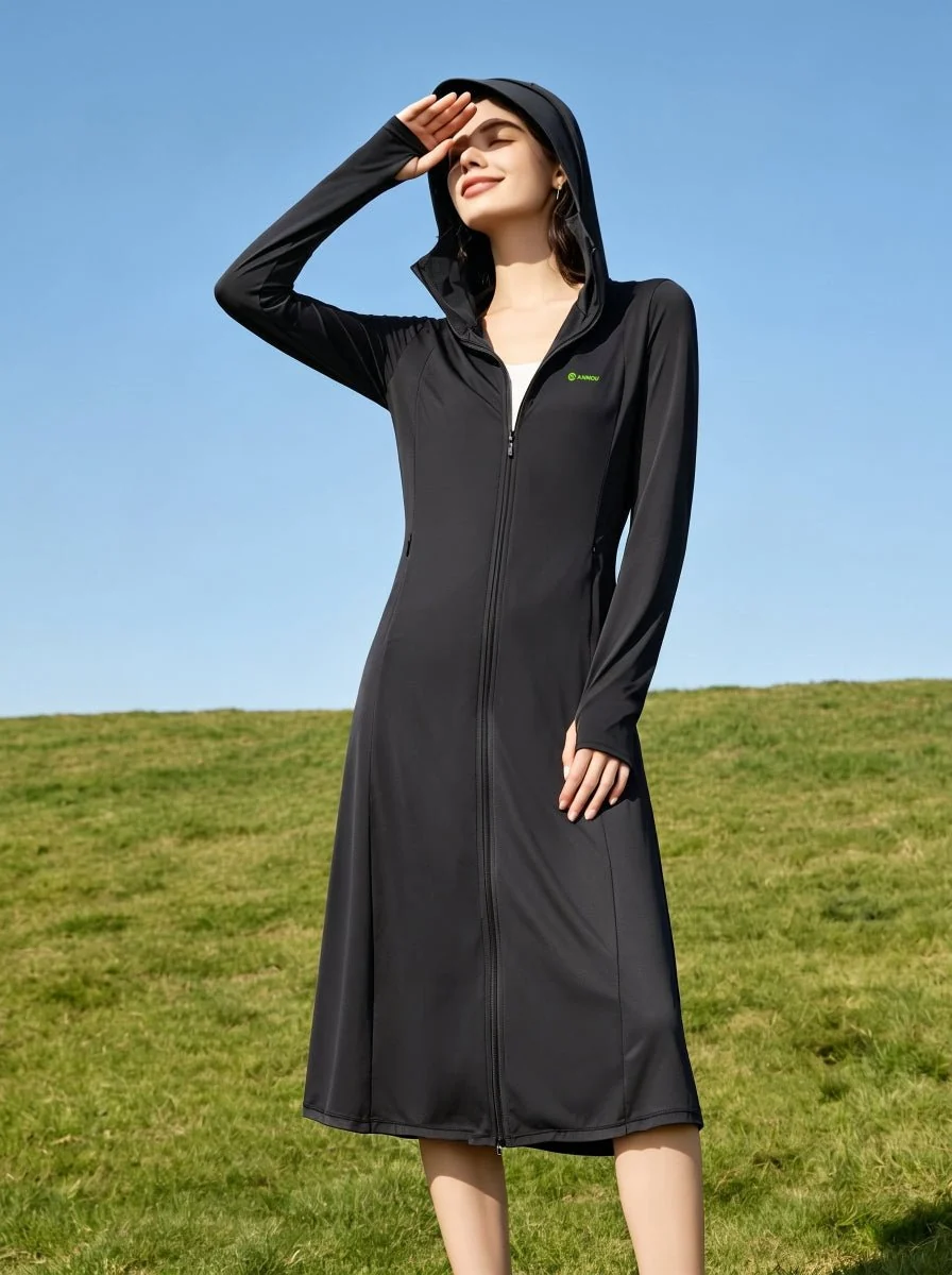 Longline Hooded UV Protection Jacket - Imagen 8