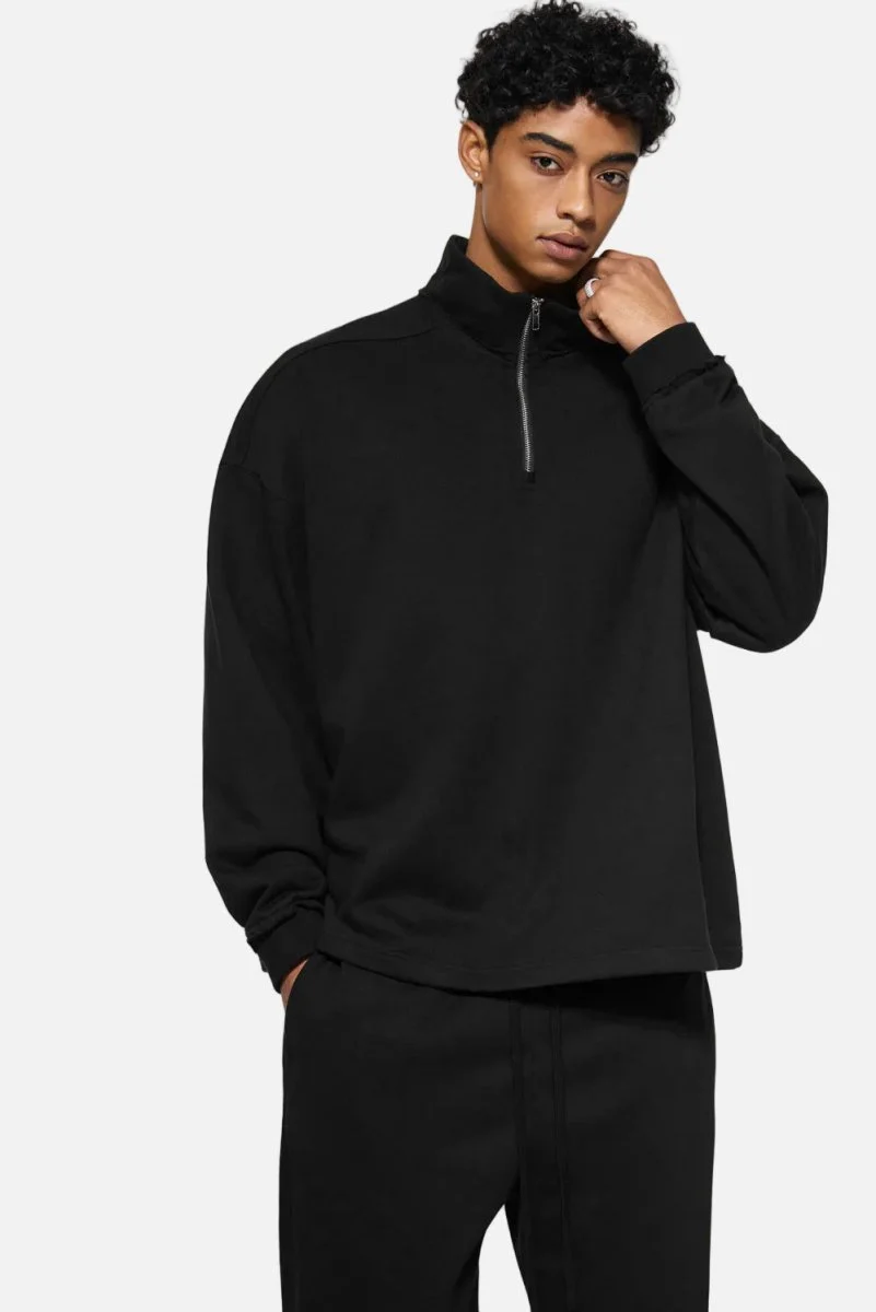 Quarter-Zip Mock Neck Pullover - Imagen 6