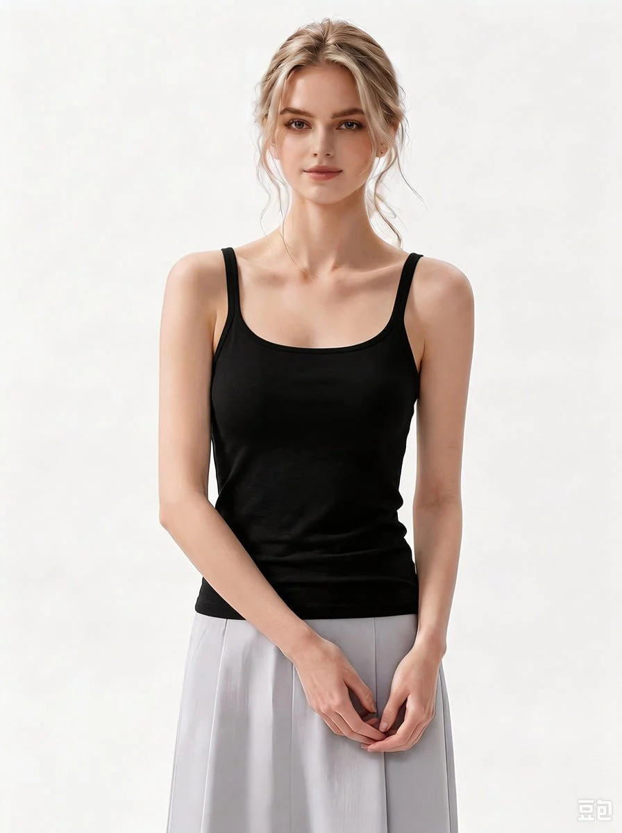 Silk Square Neck Camisole - Imagen 8