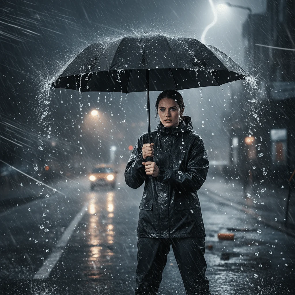 Storm-resistant Automatic Umbrella - Imagen 3