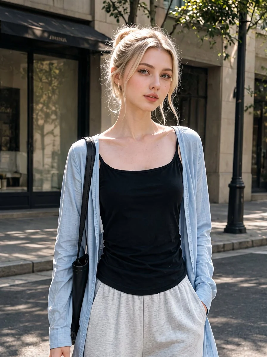 Tencel Linen Built-In Bra Camisole - Imagen 5