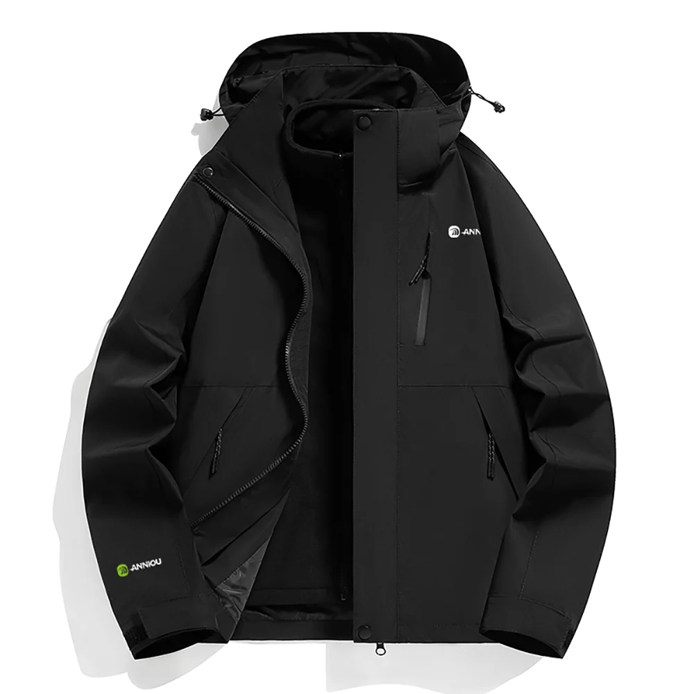 3-in-1 Removable Fleece Hiking Jacket - Imagen 3