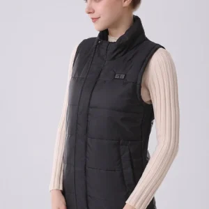 Women's Stand Collar Heated Gilet