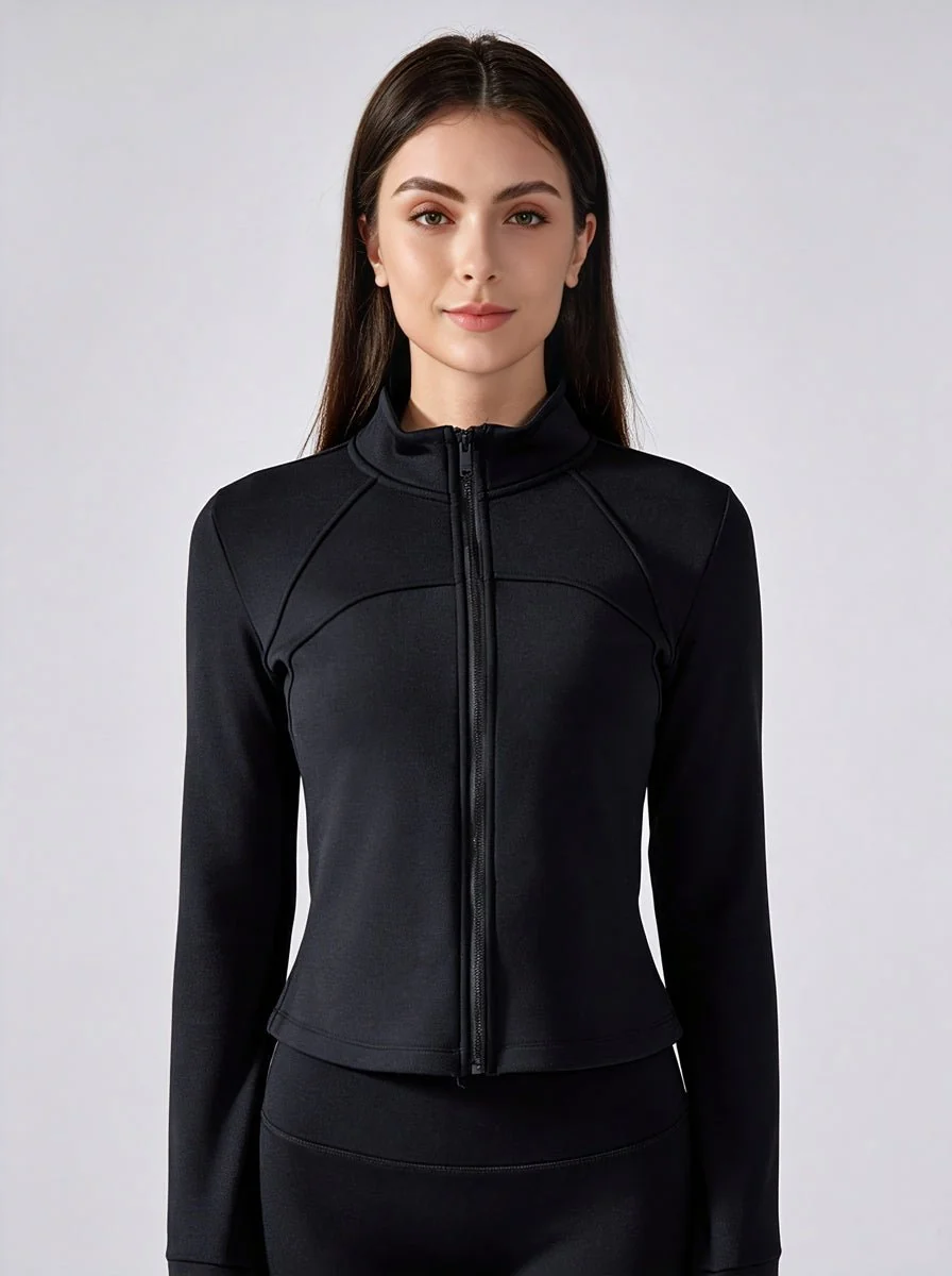 Cropped Windbreaker Jacket - Imagen 9
