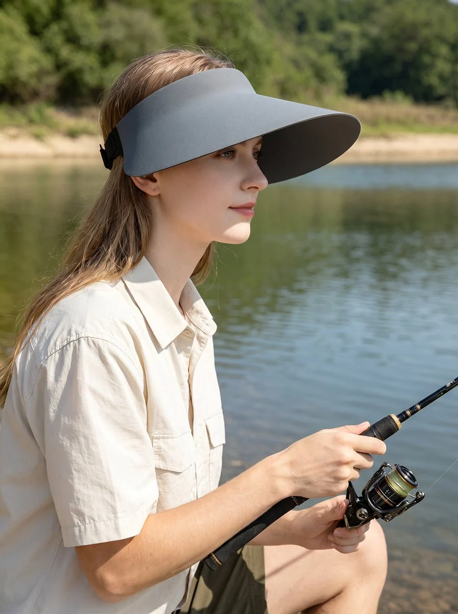 Wide Brim Foldable Visor Hat UPF50+ - Imagen 8