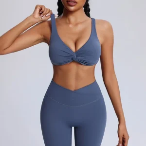 Twist Front Sports Bra