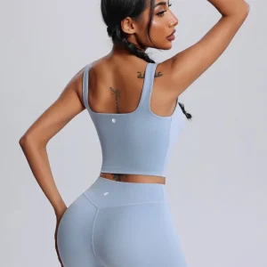 Wide Strap High-Support Yoga Bra