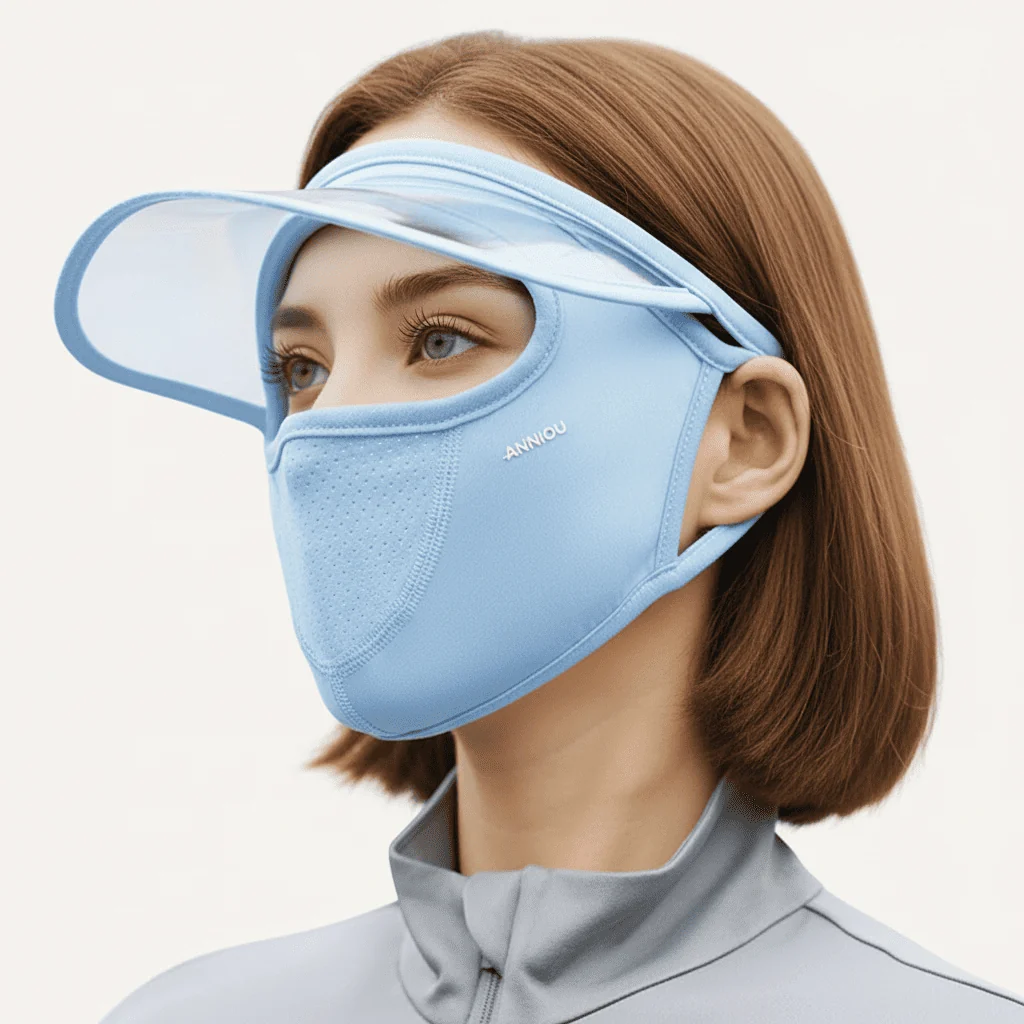 Sun Protection Brim Face Mask - Imagen 4
