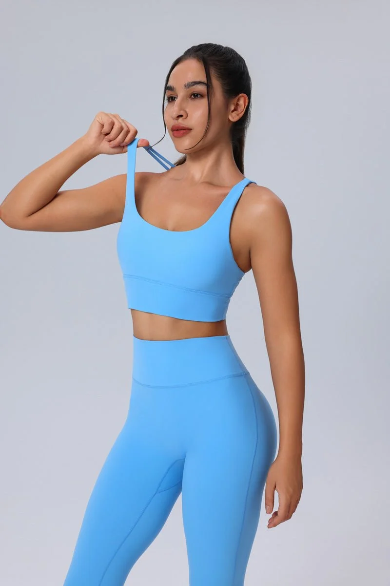 Crisscross Back Sports Bra - Imagen 5