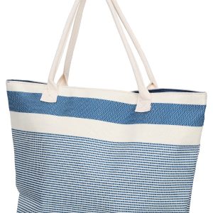 Bolso de Playa Rasdemar 26611 Azul con Rayas