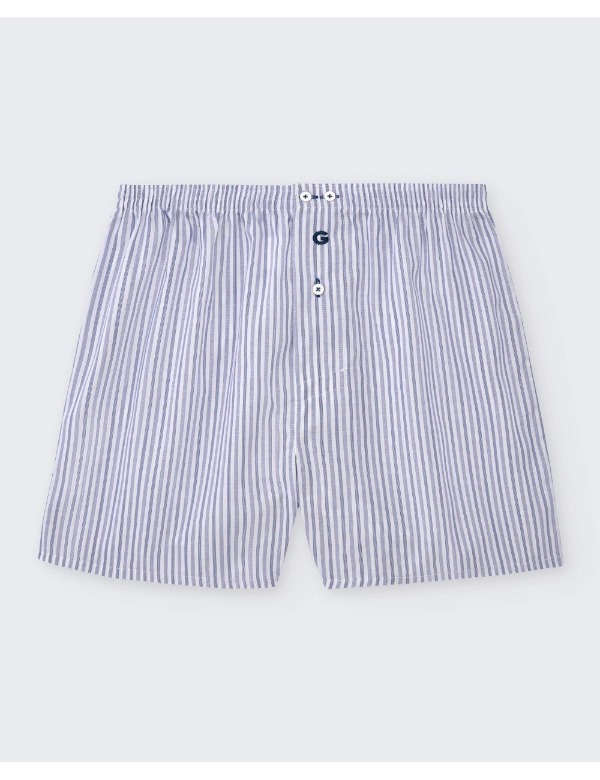Pack de 2 Bóxers de Tela Hombre 100% Algodón Giulio Estampado Clásico - Imagen 5