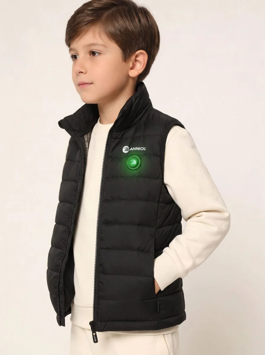 Boys Goose Down Heated Gilet - Imagen 4