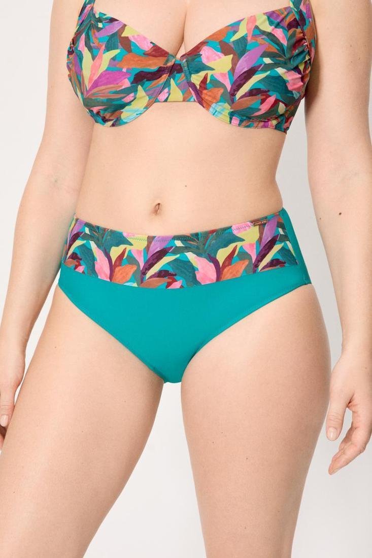 Braga Bikini Alta Reductora con Control de Abdomen y Cinturilla Estampada – Mod. 83435 - Imagen 2