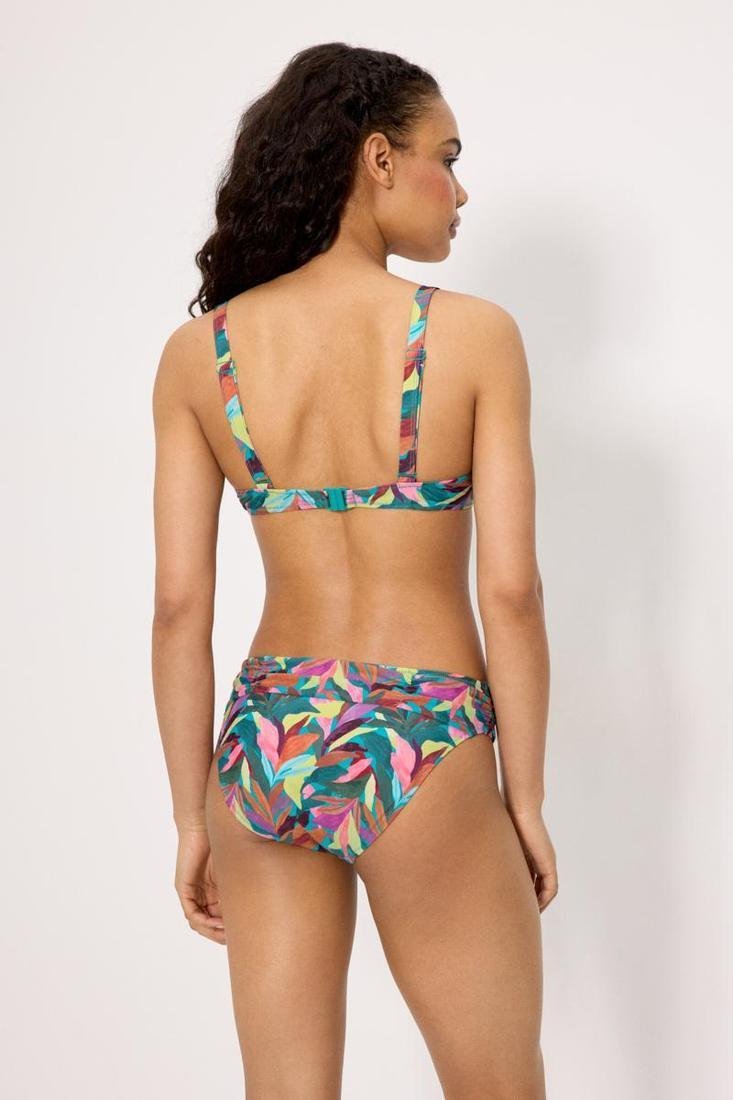 Braga Bikini Reductora Midi Estampada con Cinturilla Drapeada – Control Abdominal. 83430 - Imagen 3