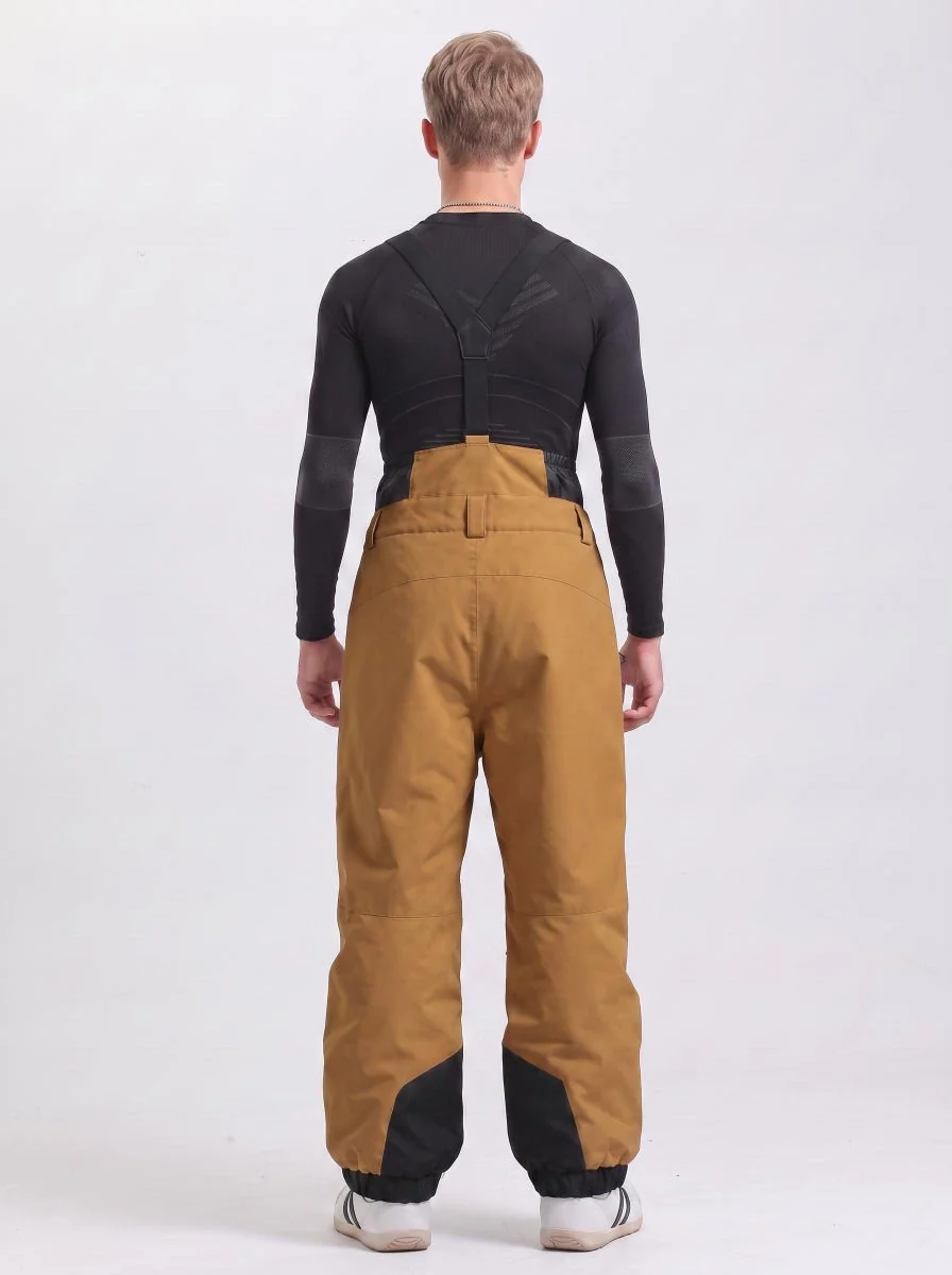 Men's Waterproof Snowboard Bib Pants - Imagen 8