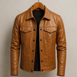 Chaqueta Efecto Piel Ligera