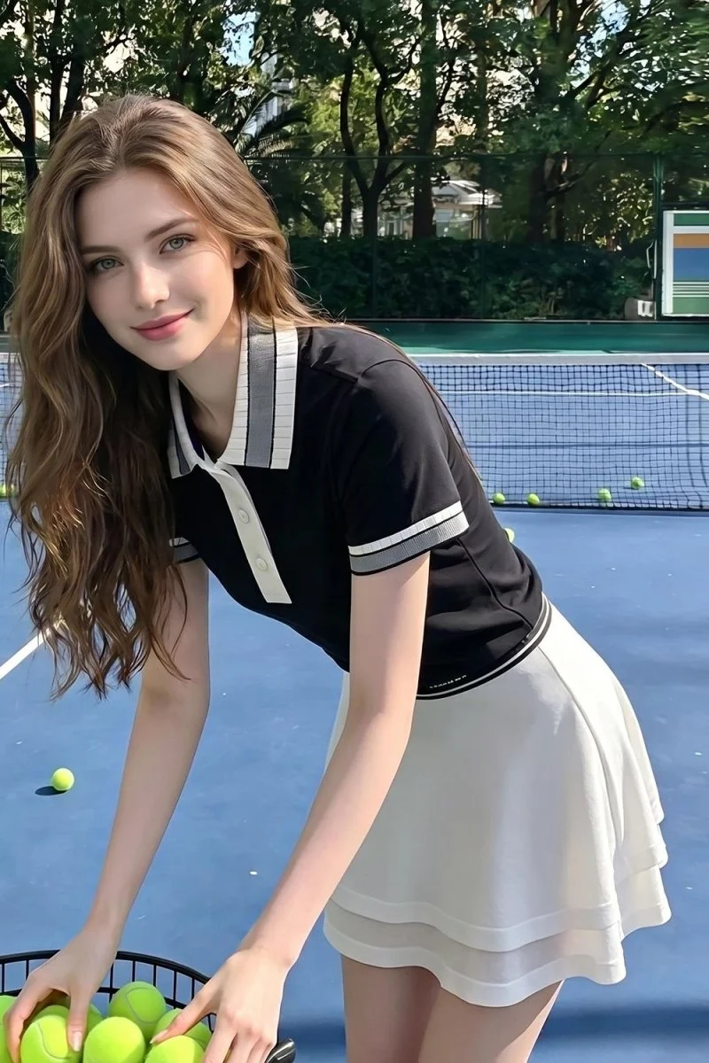 Women's Tennis Polo - Imagen 3