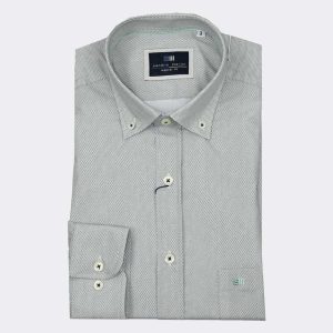 Camisa hombre TELA fina manga larga semiliso