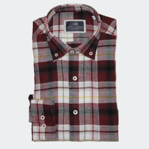 Camisa hombre franela cuadros grandes
