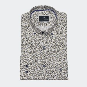 Camisa hombre vestir estampada