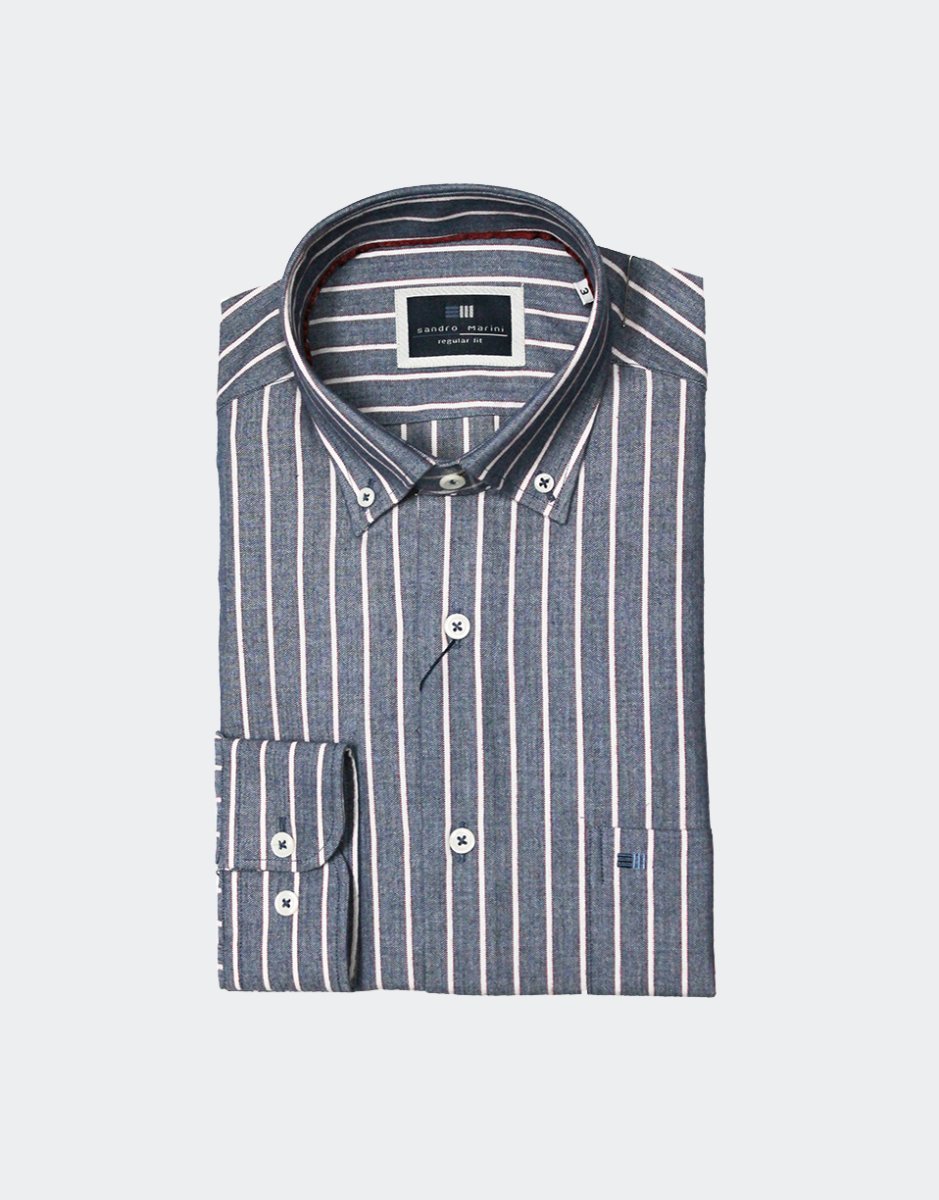 Camisa hombre viella de rayas - Imagen 2