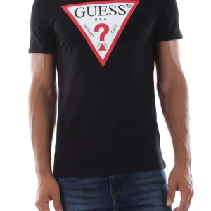 Camiseta Guess manga corta negra hombre