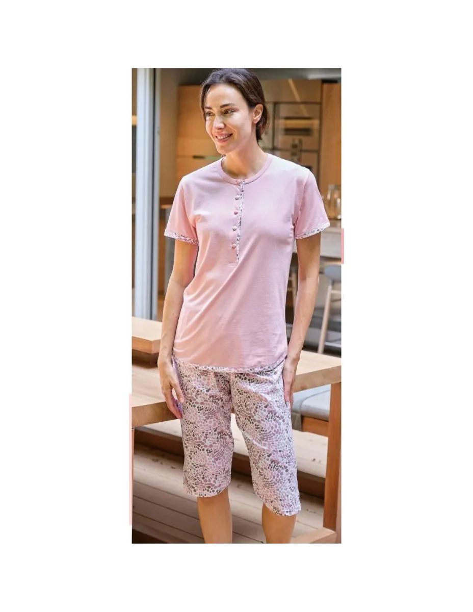 Pijama de Mujer con Pantalón Pirata Muslher 266000 – Verano