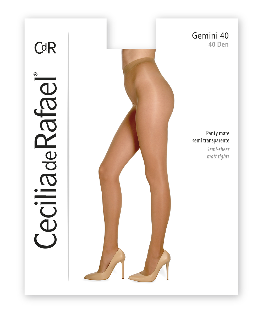 Panty Mate Semitransparente Gemini 40 Den de Cecilia de Rafael - Imagen 2