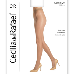 Medias Gemini 20 – 20 Den – Panty Transparente y Mate Cecilia de Rafael