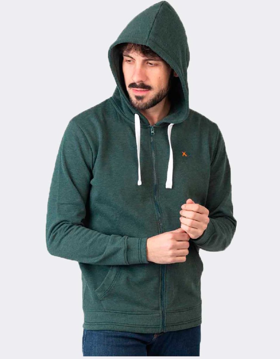 Chaqueta chándal hombre con capucha básica PRIVATA - Imagen 2