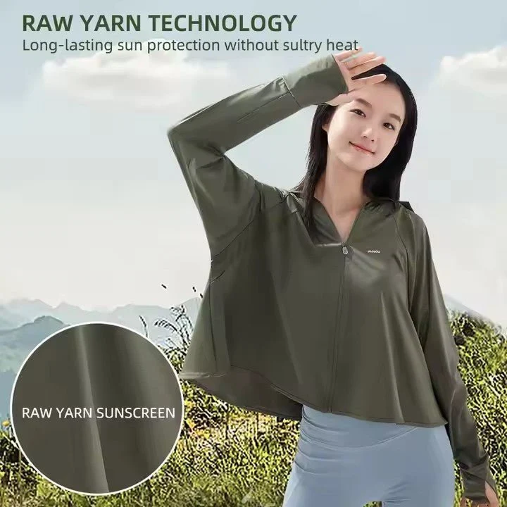 Cropped UV Protective Jacket - Imagen 8