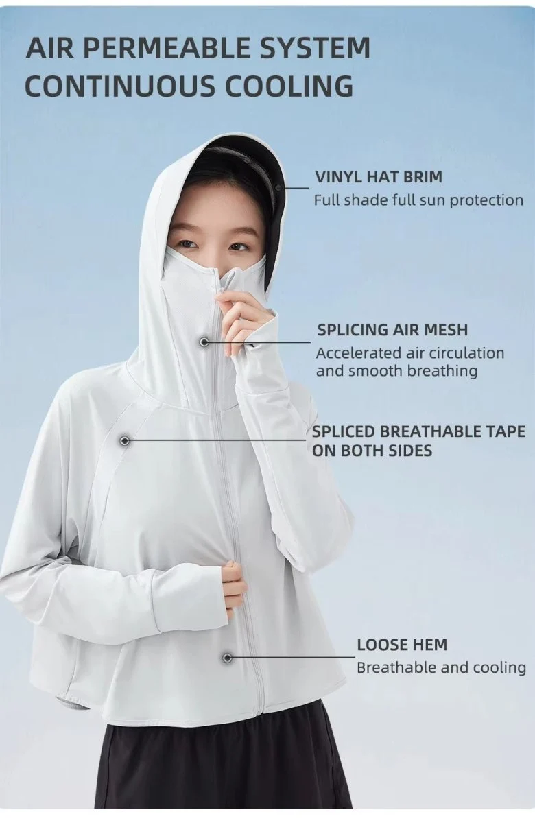Cropped UV Protective Jacket - Imagen 9