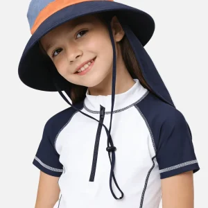 UPF 50+ Kids’ Neck Flap Bucket Hat