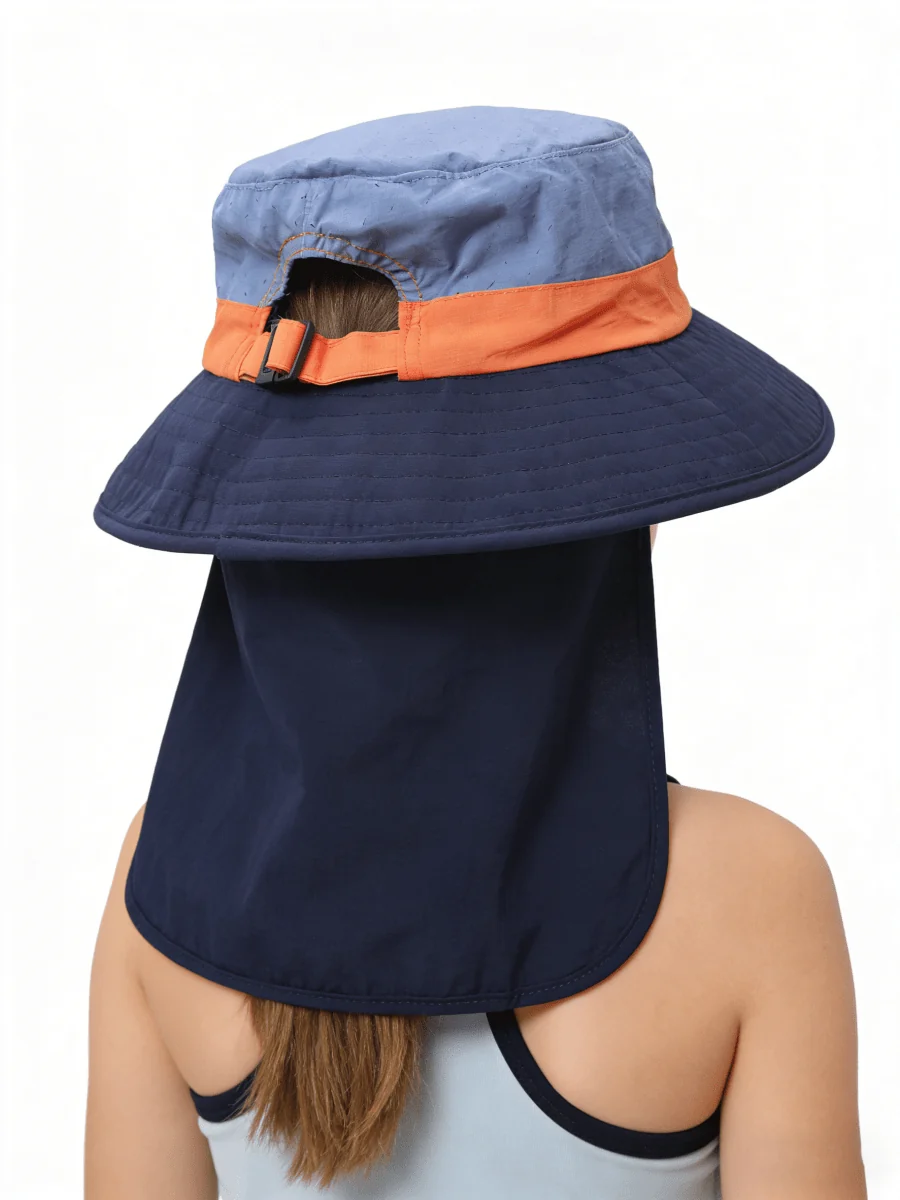 UPF 50+ Kids’ Neck Flap Bucket Hat - Imagen 5