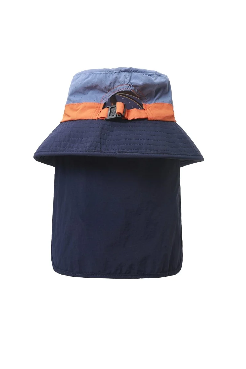 UPF 50+ Kids’ Neck Flap Bucket Hat - Imagen 8